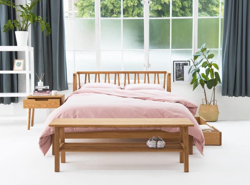 giường ngủ gỗ sồi mỹ đẹp