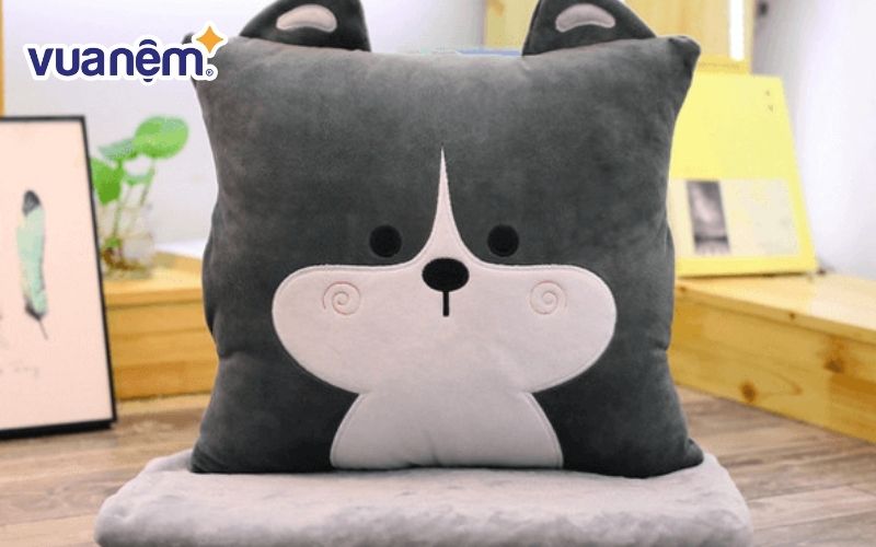 Mẫu gối chăn mền 3 trong 1 hình vuông hoặc chữ nhật 5