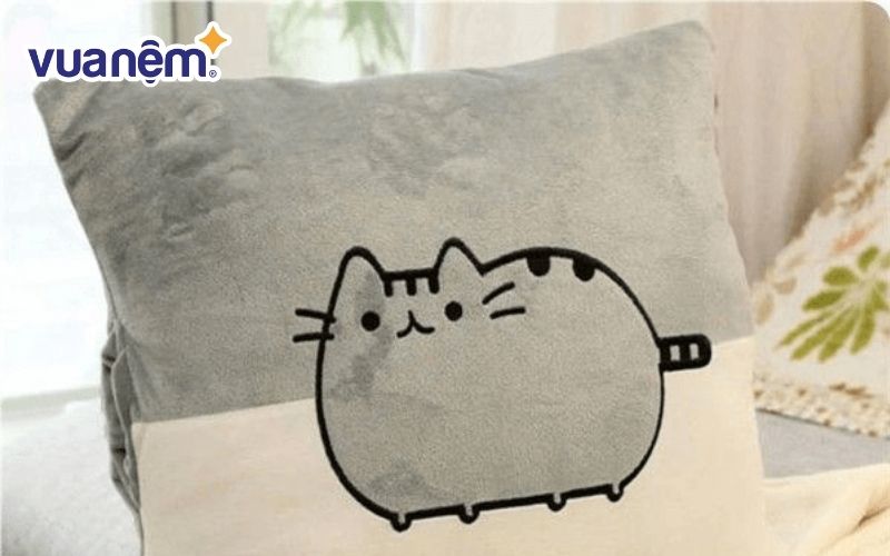 Mẫu gối chăn mền 3 trong 1 hình vuông hoặc chữ nhật 8