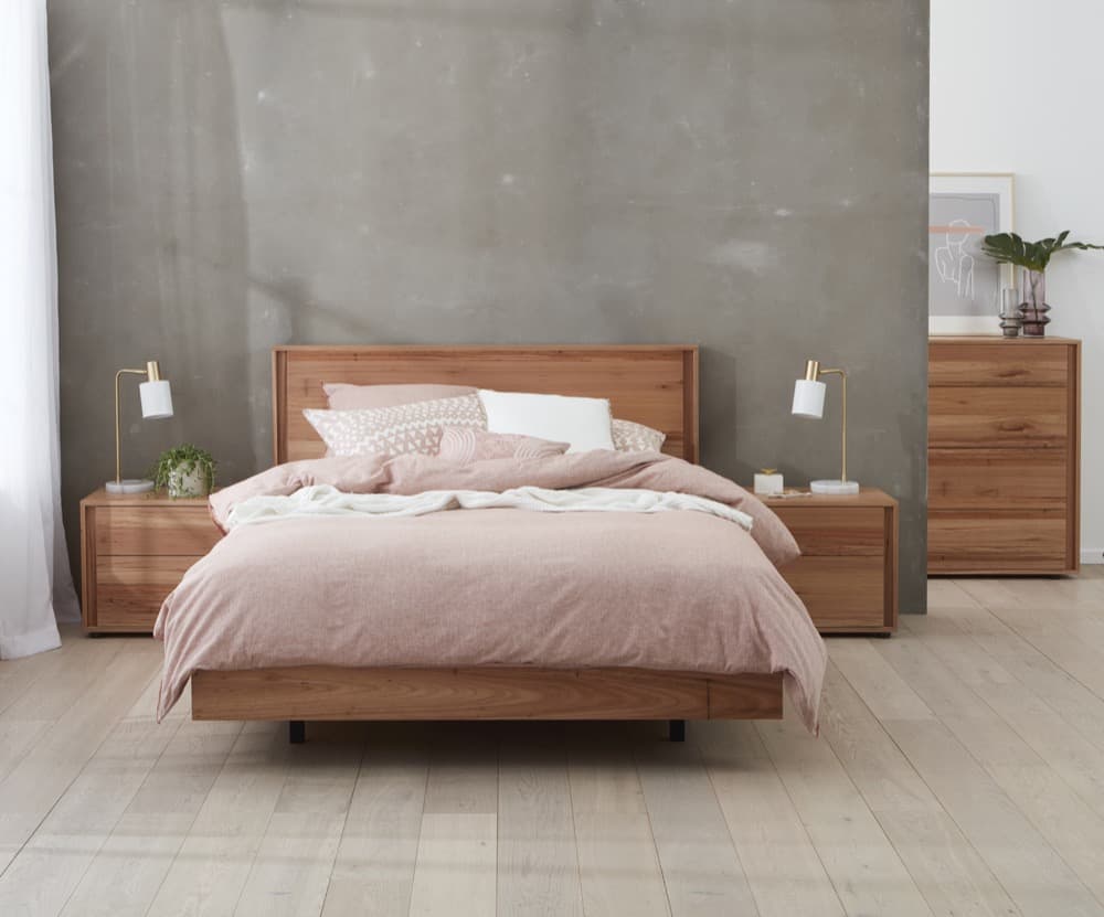 mẫu giường ngủ gỗ sồi mỹ đẹp