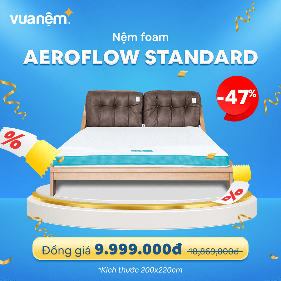 Nệm Foam Aeroflow Standard
