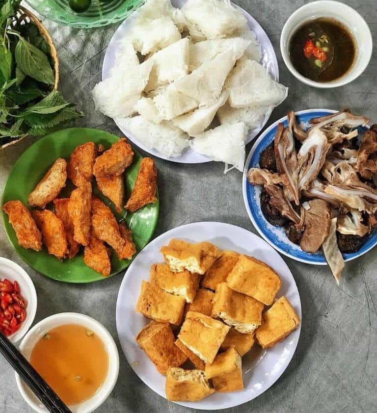 Bún đậu Nhàn - Trung Tự 