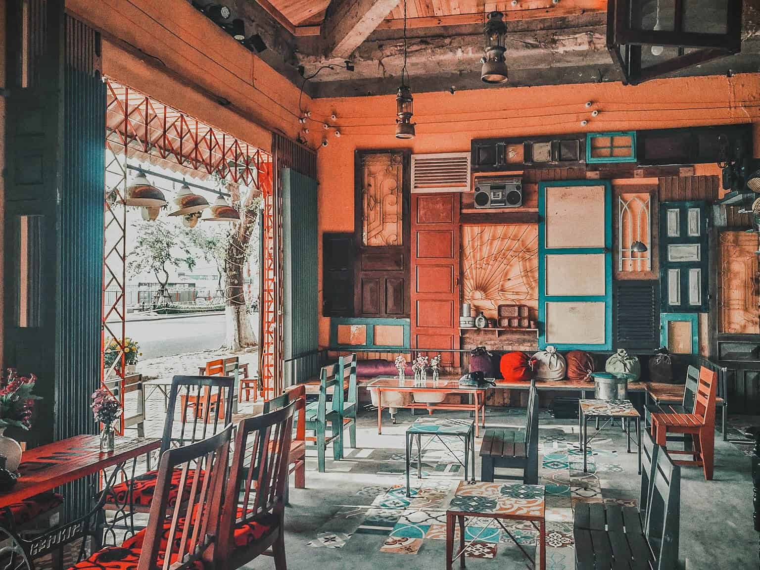 Quán cafe phong cách vintage