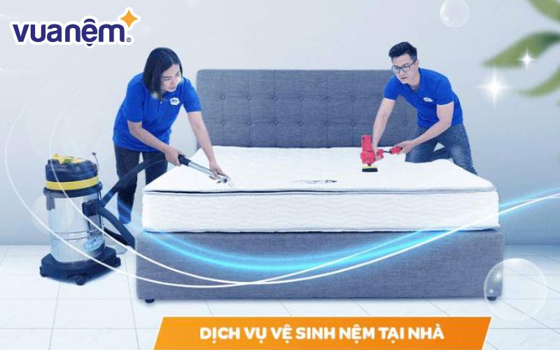 Dịch vụ vệ sinh nệm tại Vua Nệm