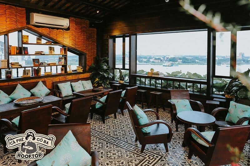quán cà phê đẹp ở tphcm Cô Ba Sài Gòn Rooftop 