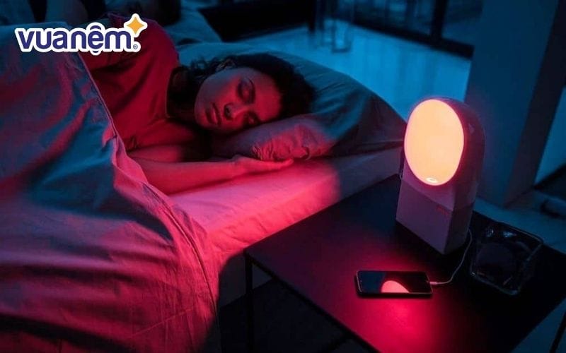 Ánh sáng đỏ hỗ trợ mang đến giấc ngủ ngon