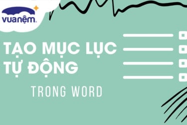 cách làm mục lục tự động word