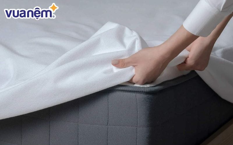 Nên sử dụng tấm bảo vệ nệm cho nệm lò xo