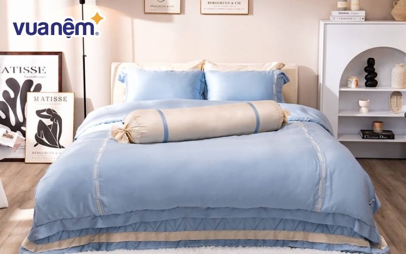 Chọn chăn ga lụa chất lượng tại Vua Nệm