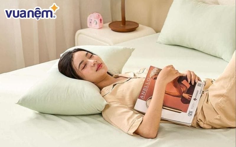 Ngủ thật ngon trước chuyến đi với sản phẩm chăn ga gối nệm của Vua Nệm