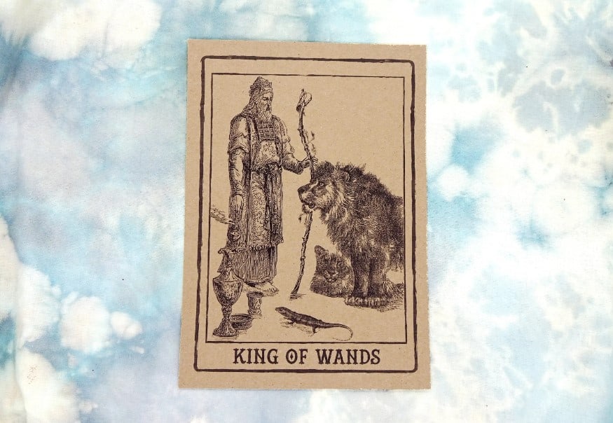 ý nghĩa 78 lá bài tarot king of wands