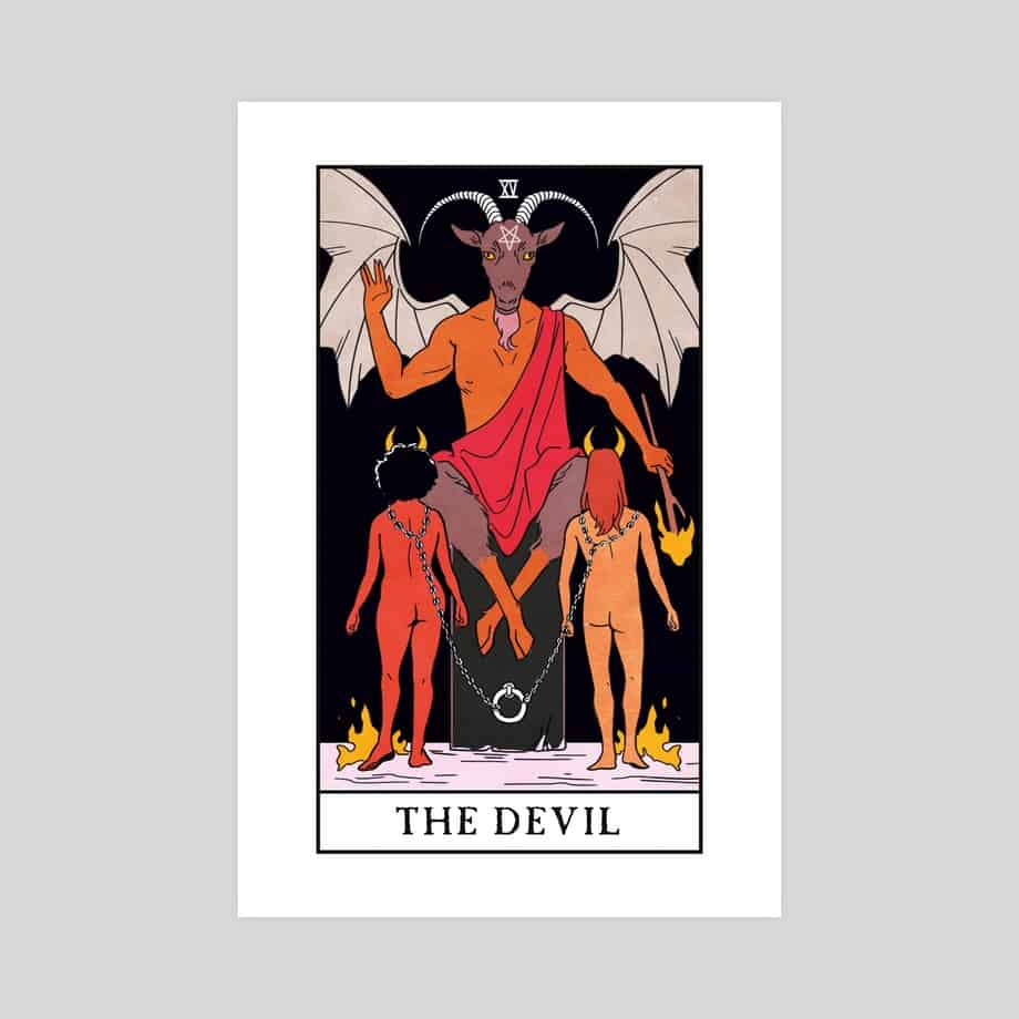 ý nghĩa 78 lá bài tarot the devil