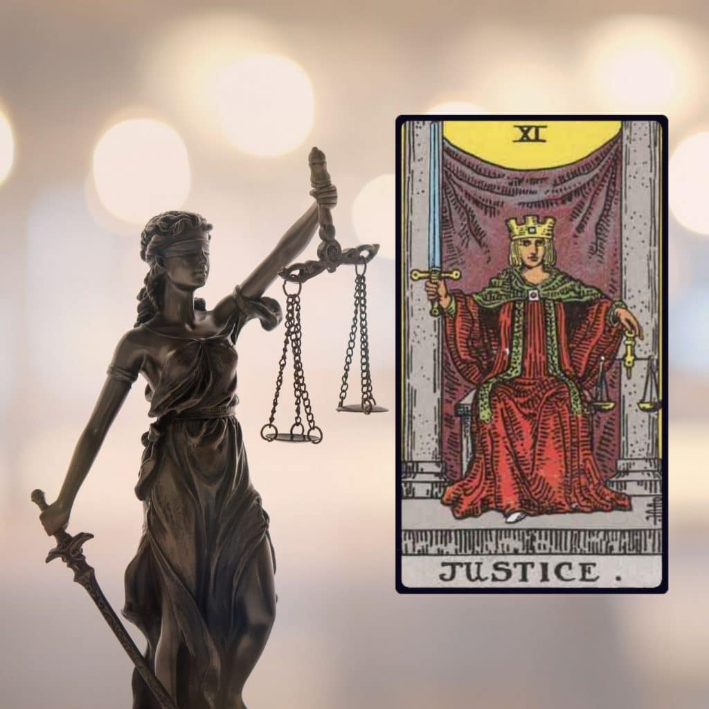 ý nghĩa 78 lá bài tarot the justice