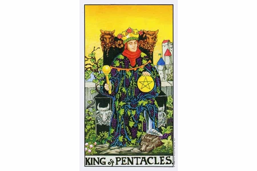 ý nghĩa 78 lá bài tarot king of pentacles