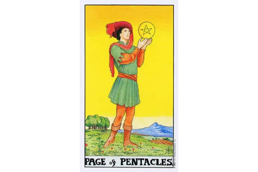 ý nghĩa 78 lá bài tarot page of pentacles