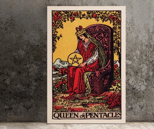 ý nghĩa 78 lá bài tarot queen of pentacles