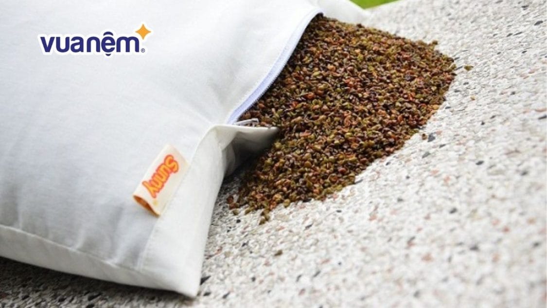 cách làm gối vỏ đậu xanh