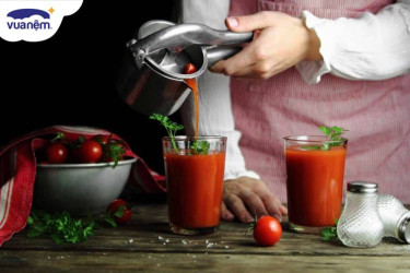 cách làm nước ép cà chua giảm cân