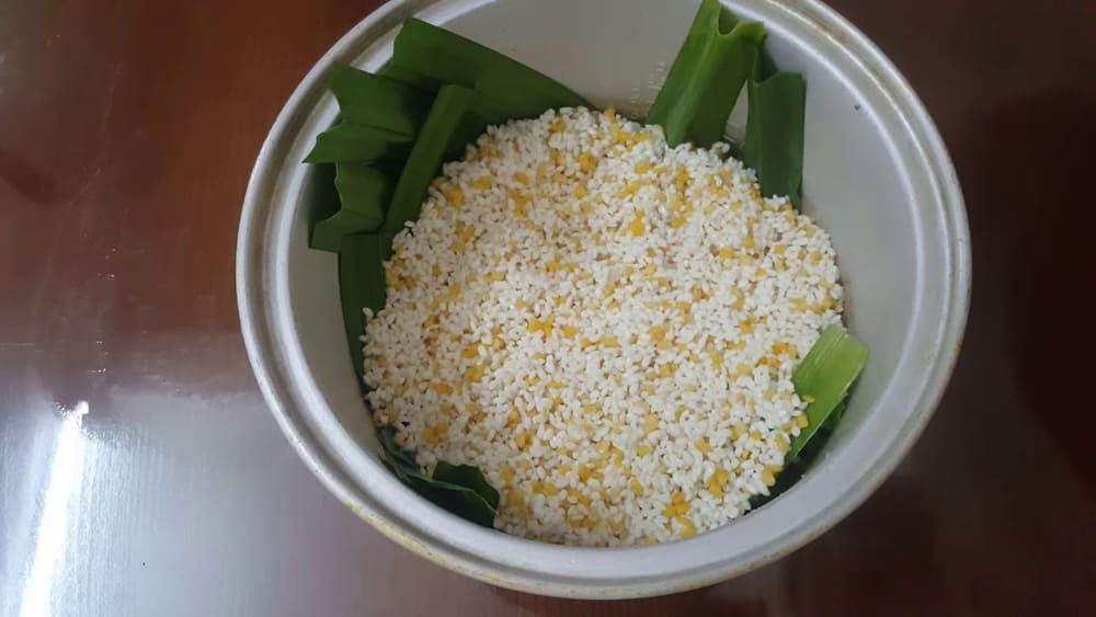 cách nấu xôi đậu xanh nước cốt dừa 