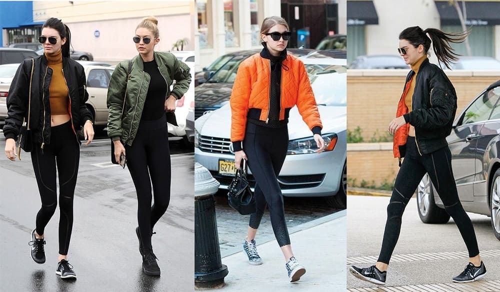 Quần legging phồi bomber