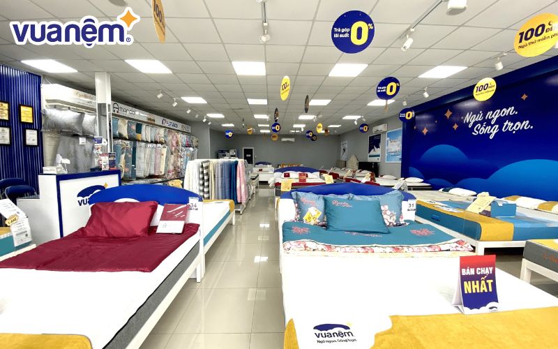 Vua Nệm – Đại lý nệm Kim Cương Mỹ Tho uy tín