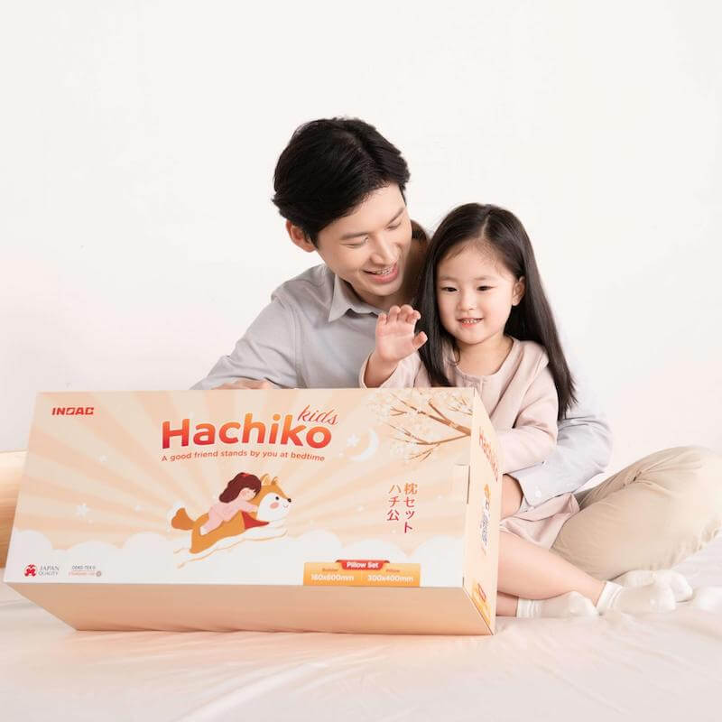 Bộ gối Aeroflow Hachiko Kids