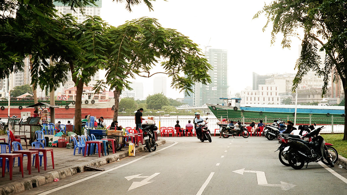 bờ kè hầm thủ thiêm 