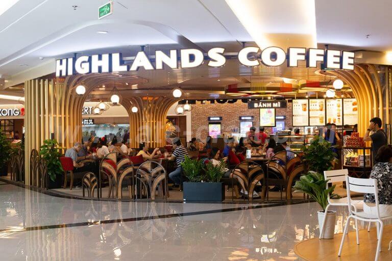 Highlands Coffee tại Landmark 81