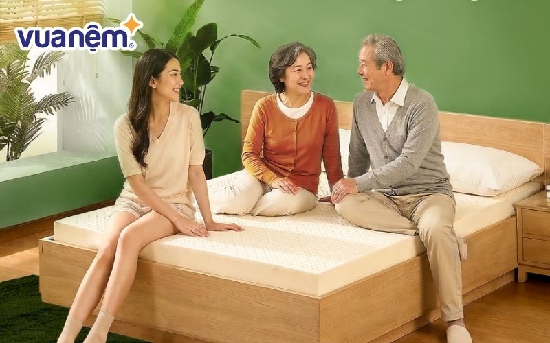 Nệm êm ái là món quà chăm sóc giấc ngủ trọn vẹn cho mẹ chồng