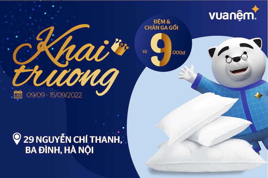 Mừng khai trương cửa hàng Vua Nệm Nguyễn Chí Thanh