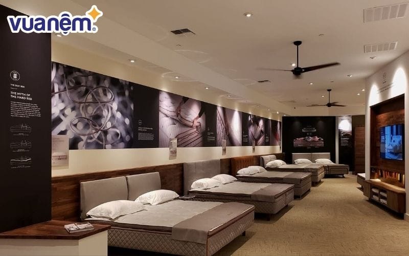 Giường ngủ tại Ankor Decor tạo nên điểm nhấn sang trọng cho không gian