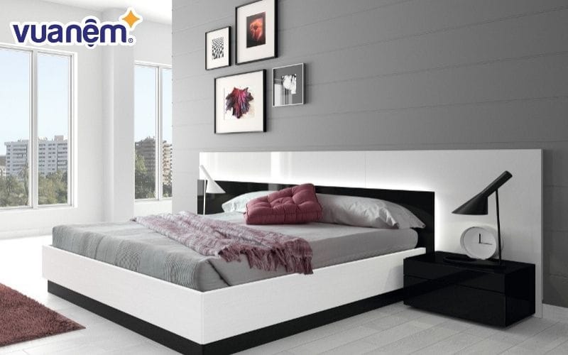 Giường ngủ tại nội thất Hải Nam được khách hàng đánh giá cao về chất lượng