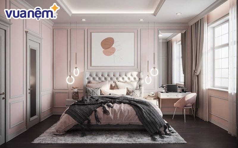 Nệm và giường là yếu tố quan trọng nhất trong phòng ngủ