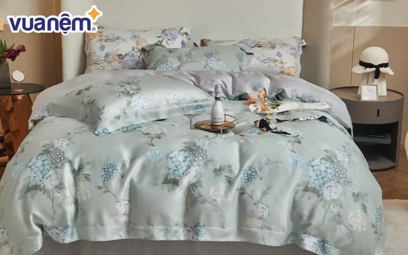 Mua tặng mẹ chồng bộ chăn ga gối mới