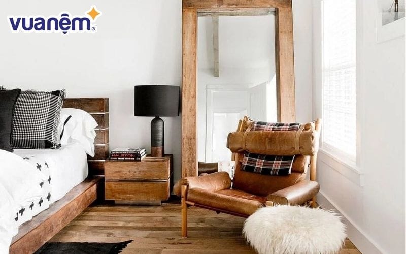 Việc sắp xếp đồ đạc nội thất trong phòng ngủ cũng ảnh hưởng đến bầu không khí của căn phòng.