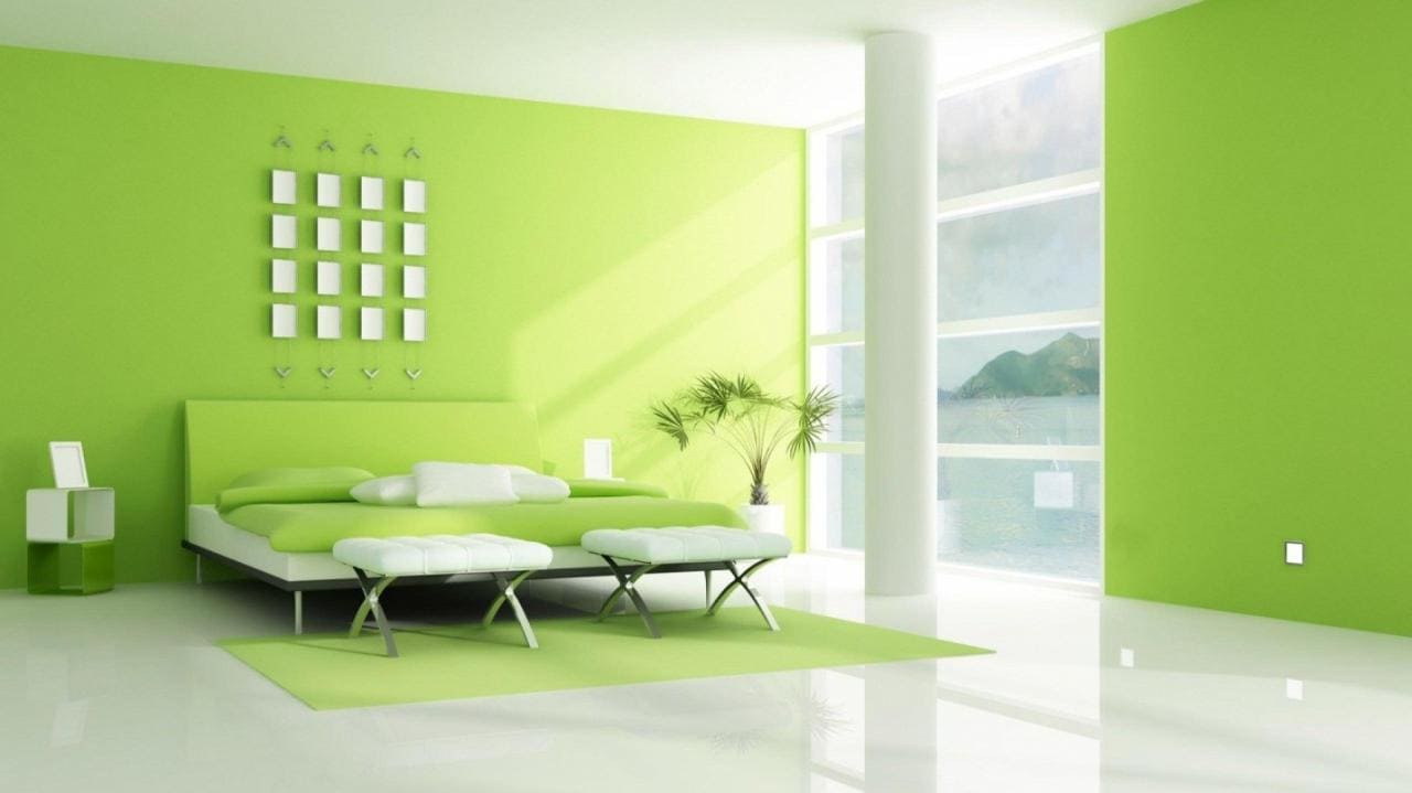 Sơn nhà màu xanh lá cây và cách chọn đúng màu sơn cho nhà của bạn ...