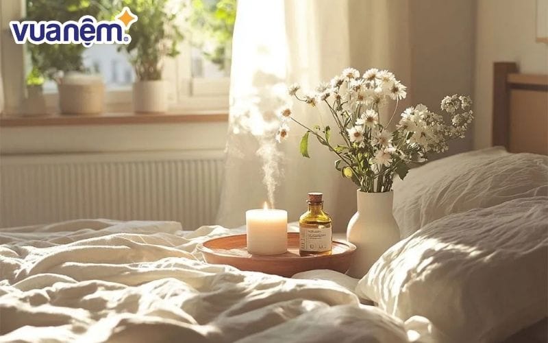 Sử dụng nến thơm trong phòng ngủ