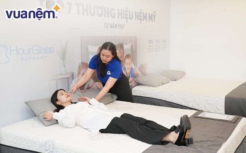 So sánh nệm lò xo và nệm Foam - Độ thoáng khí