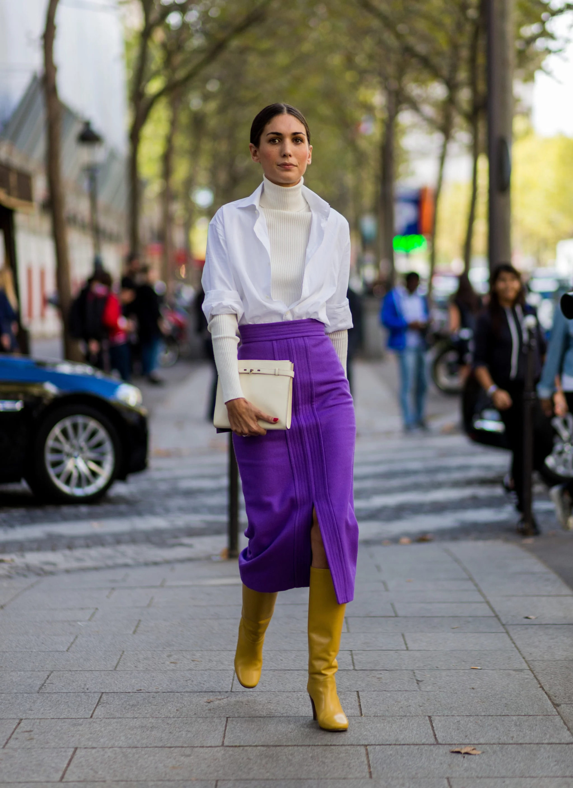 Sắm ngay set đồ tím lilac hot trend thời trang 2020