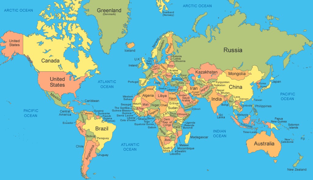bản đồ thế giới là gì