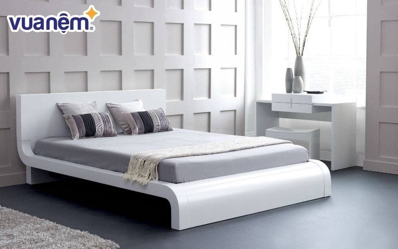 Mẫu giường ngủ mang thiết kế sang trọng, trẻ trung và hiện đại tại nội thất Phương Nhi