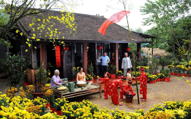 Dựng cây nêu là một né văn hoá đẹp của người Việt