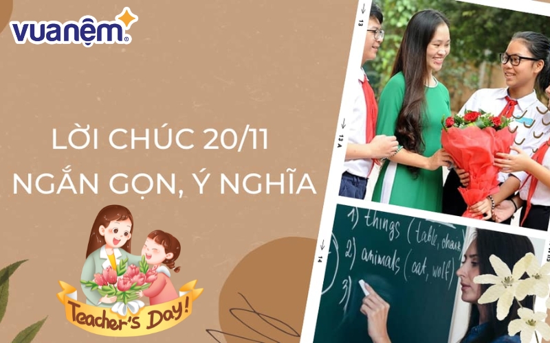 Hãy gửi đến thầy cô của mình những lời chúc yêu thương nhất.