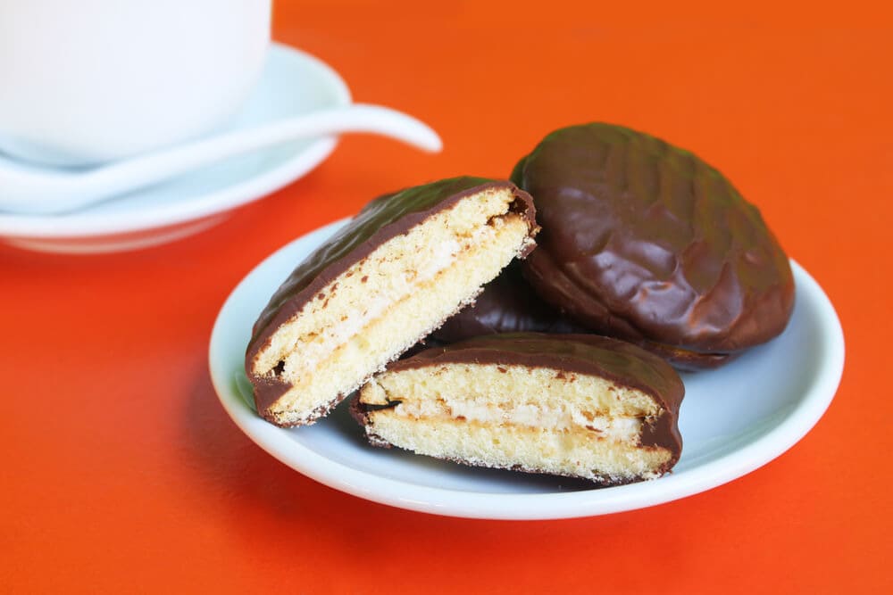 một cái bánh chocopie có bao nhiêu calo