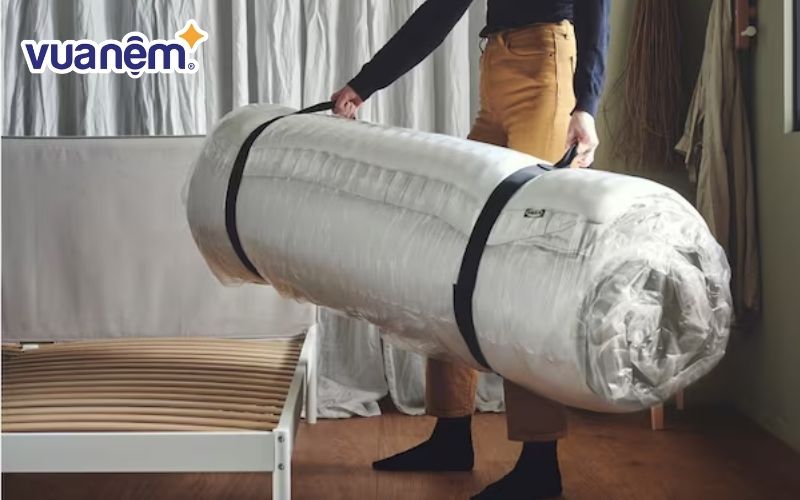 Những lưu ý khi sử dụng nệm lò xo hút chân không