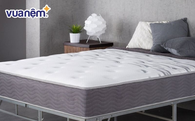 Nệm lò xo hút chân không Zinus trà xanh