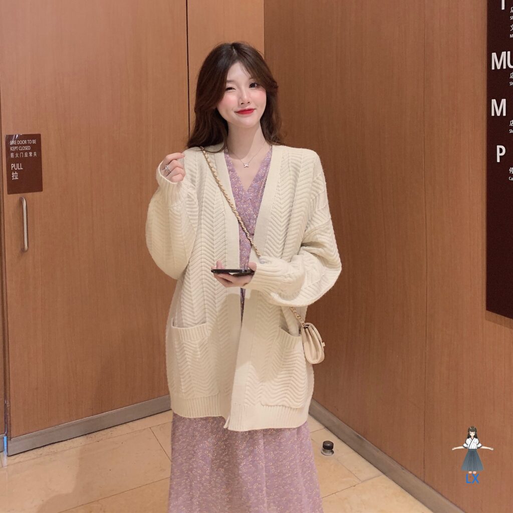 Bộ váy 2 dây hoa nhí phối áo khoác cardigan đen / Set đồ nữ phong cách Hàn  Quốc mặc 4 mùa _xuongmaythaothuy | Lazada.vn