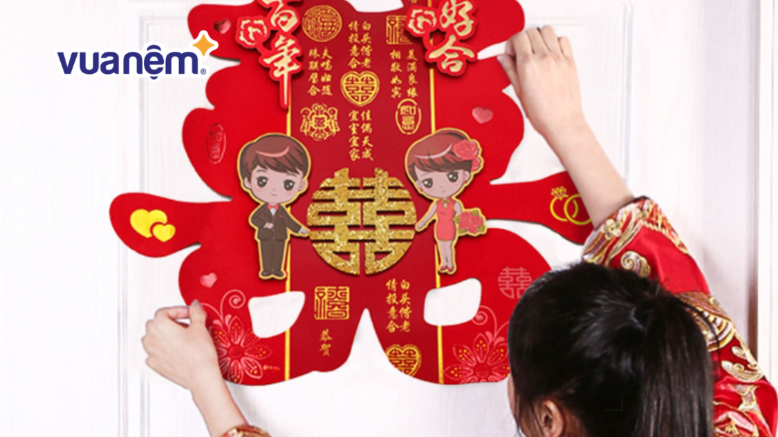 Chữ song hỷ: Nguồn gốc và ý nghĩa của chữ song hỷ