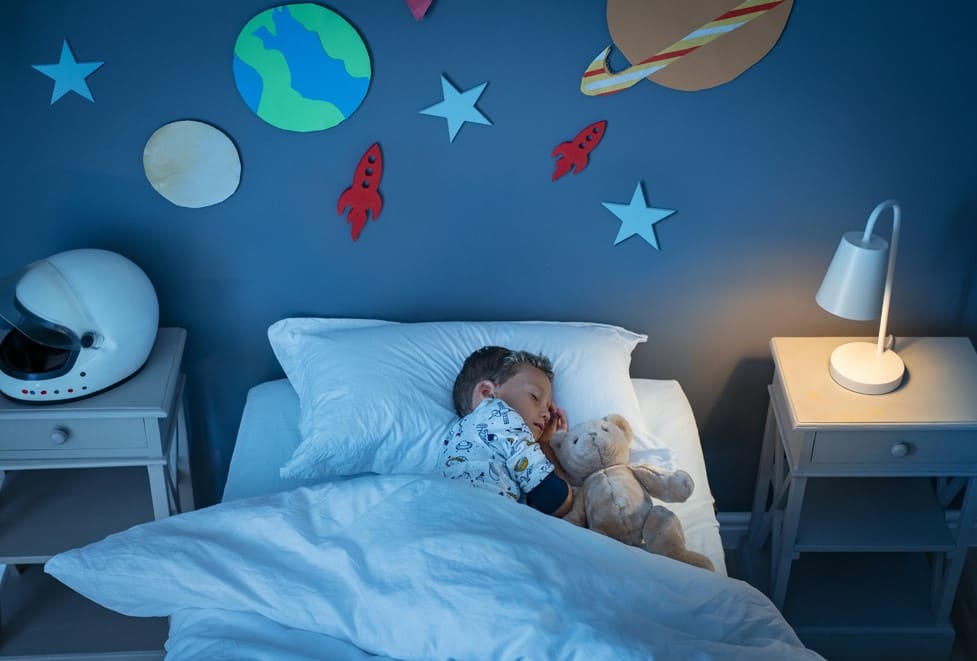 không gian ngủ thoải mái cho trẻ