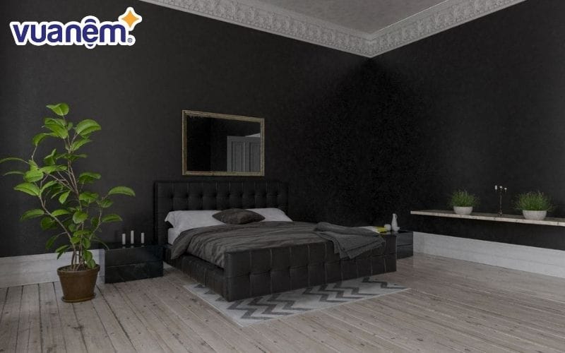 Màu sơn phòng ngủ cần đảm bảo không khiến mắt thấy khó chịu